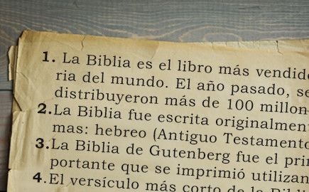 10 hechos sorprendentes sobre la Biblia Aprenda hebreo bíblico en línea